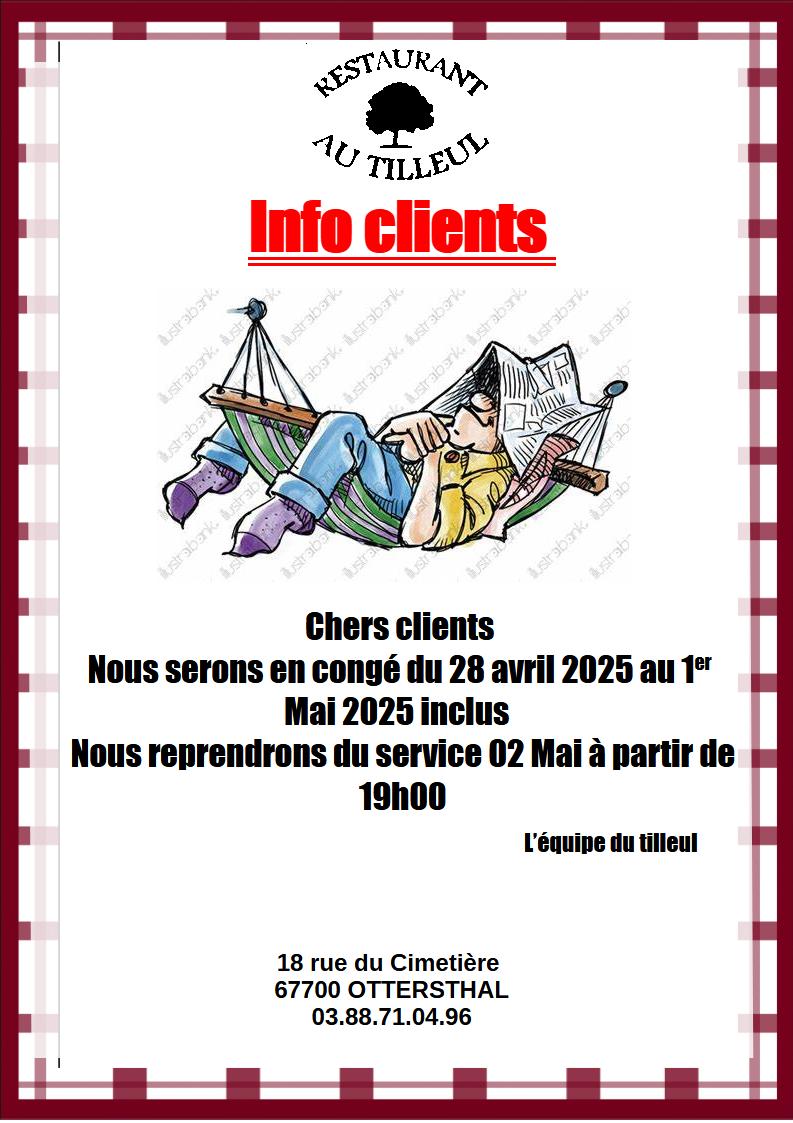 Quelques jours de repos