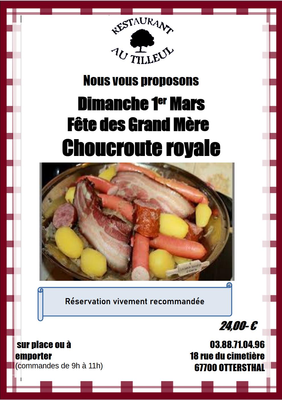 Fête des Grands-Mères : Choucoute Royale