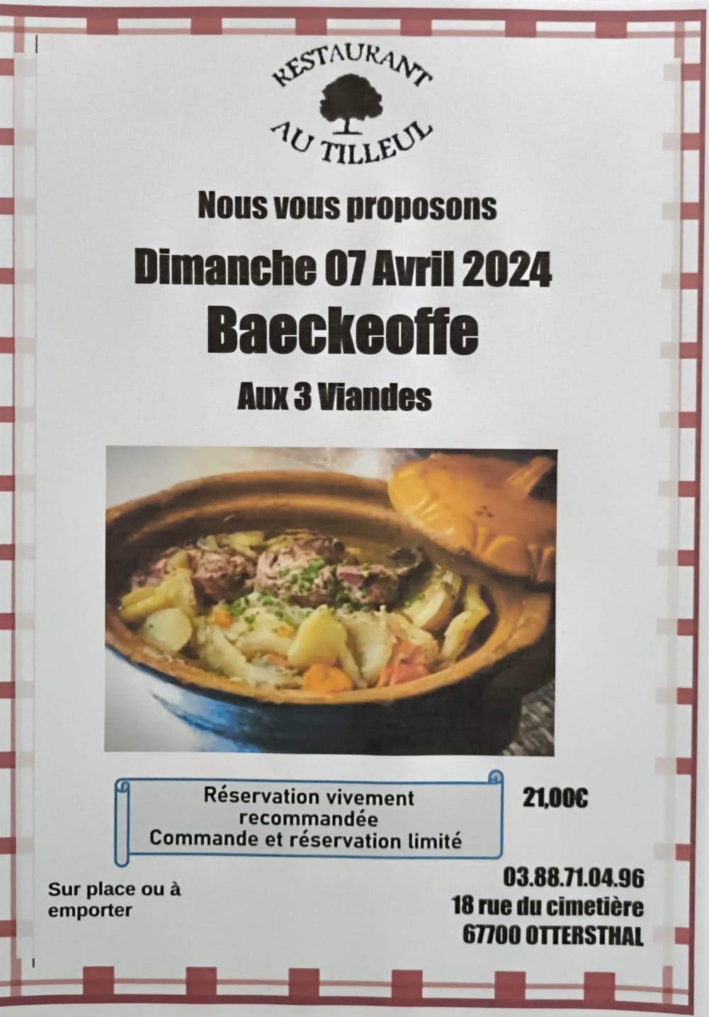 Dimanche 07 Avril 2024