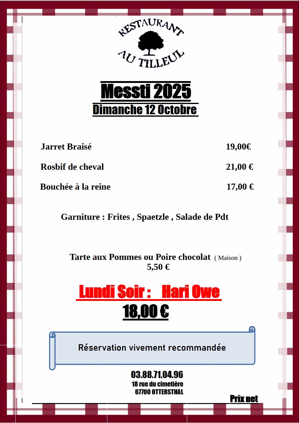 Messti 12 Octobre 2025