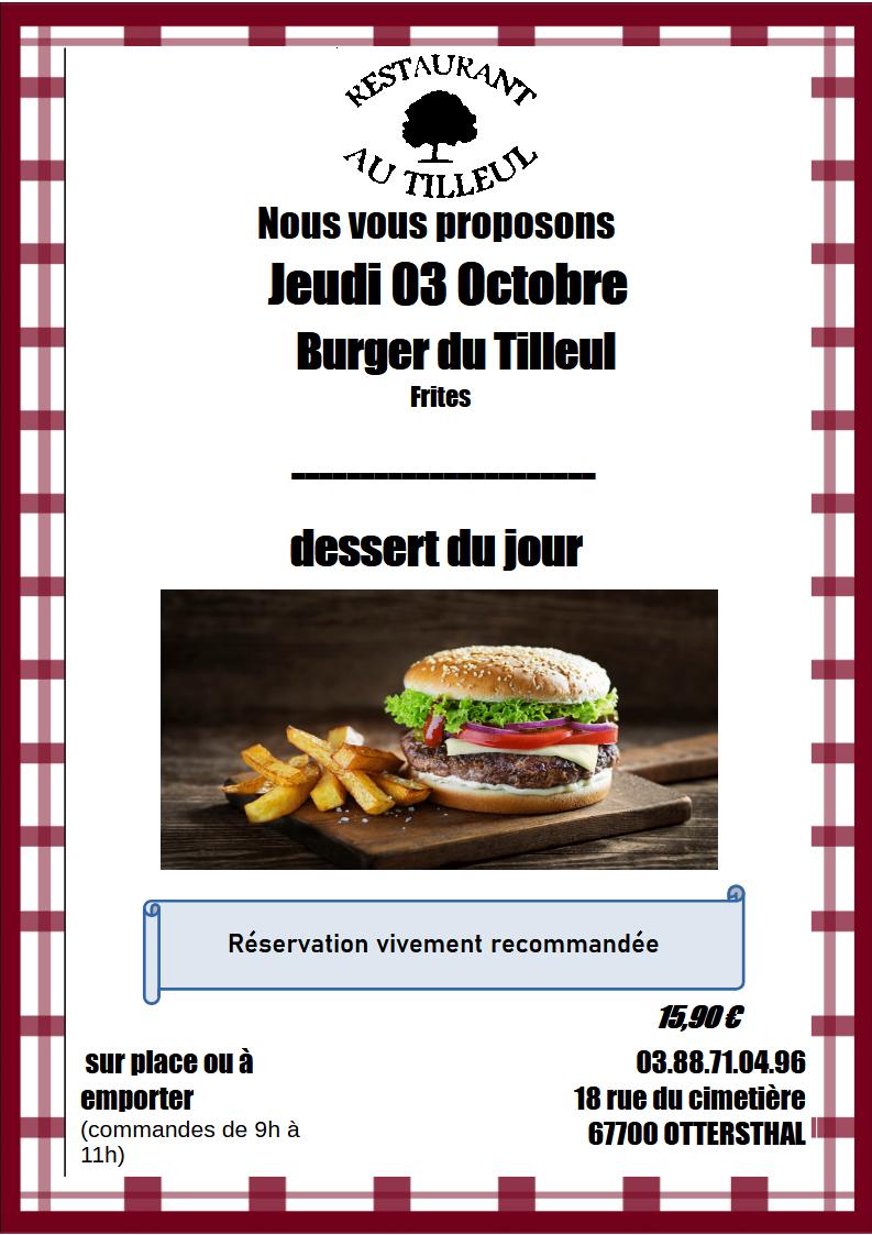 Burger du Tilleuil